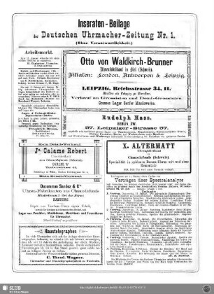 Inseraten-Beilage