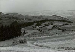 Landschaft bei Bermsgrün im Erzgebirge