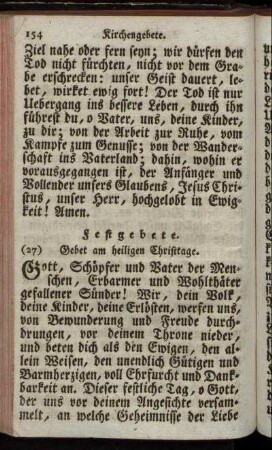 Festgebete.