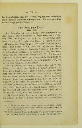 Erster Krieg gegen Franz I. 1521 - 1526