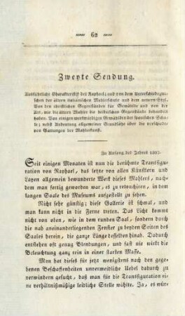 Zweyte Sendung
