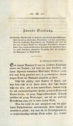 Zweyte Sendung