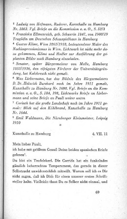 Kunsthalle zu Hamburg 4. VII. 11