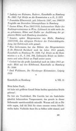 Kunsthalle zu Hamburg 4. VII. 11