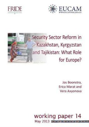Security Sector Reform in Kazakhstan, Kyrgyzstan and Tajikistan