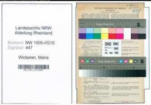 Entnazifizierung Maria van Wickeren , geb. 16.01.1897 (Geschäftsführerin)