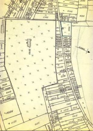 Eberbach, HD; Lageplan christlicher Friedhof und jüdischer Friedhof