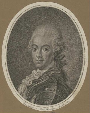 Bildnis des Gustav III., König von Schweden