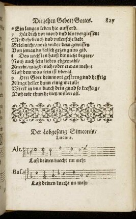 Der Lobgesang Simeonis.