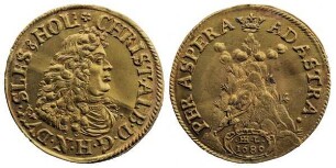 1 Dukat, Hzgl. Schleswig-Holstein-Gottorpische Linie, Christian Albrecht (1659 - 1694)