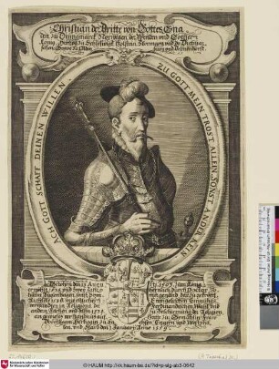 Christian der Dritte [Christian III., 100. König von Dänemark]
