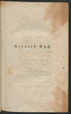 Neuntes Buch