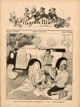 "Findest du nicht, das ist mal ein richtiger automobilistischer Tee!"