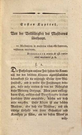 Friederich Hildebrandt der Arzneikunde und Chemie ordentlicher Professor auf der Universität zu Erlangen über die blinden Hämorrhoiden