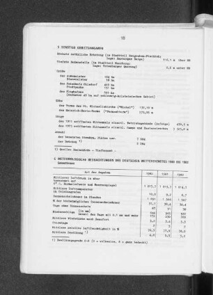 Meteorologische Beobachtungen des deutschen Wetterdienstes 1980 bis 1982