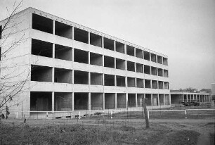 Neubau der Hauswirtschaftlichen Berufsschule in der Steinhäuserstraße 25.