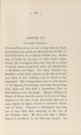 Chapter XVI. Japanese funerals