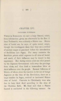 Chapter XVI. Japanese funerals