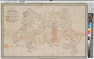 Ottmarsbocholt (Senden) - Ascheberg (Ascheberg), Rinkerode (Drensteinfurt) - Amelsbüren (Münster), Venne (Senden), Vermessung und Teilung der Davert, Übersichtskarte