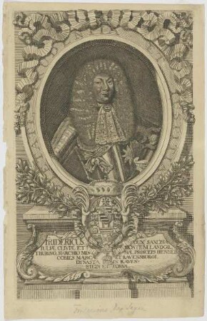 Bildnis des Fridericus Dux Saxoniae