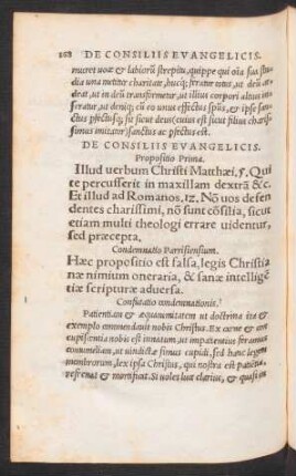 De Consiliis Evangelicis.