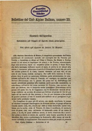 Il Bolletino. 8 = No. 23. 1875