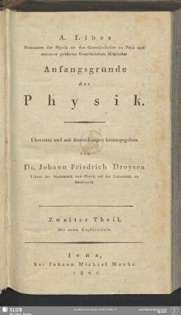 2: Anfangsgründe der Physik