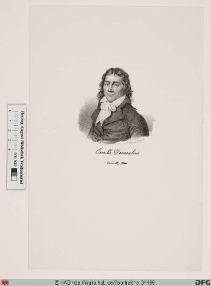 Bildnis (Lucile) Camille (Simplice) Desmoulins