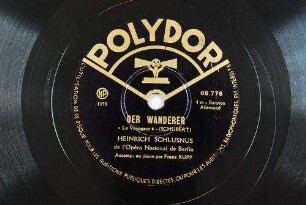 Der Wanderer : "Le voyageur" / (Schubert)