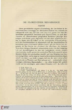 Die Florentiner Renaissance