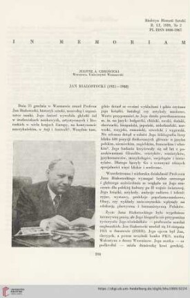 51: Jan Białostocki : (1921-1988)