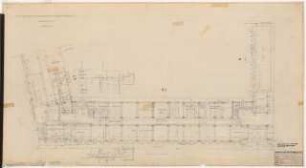 Reichsluftfahrtministerium, Berlin: Teilgrundriss V1/L1/A 1:100 (Sockelgeschoss)