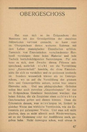 Obergeschoss