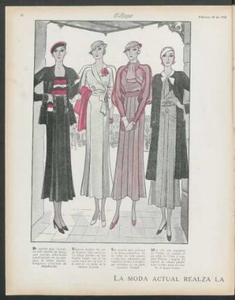 La moda actual realza la personalidad de la mujer