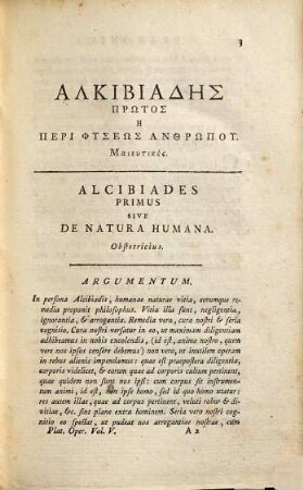Platōn : Graece Ad Editionem Henrici Stephani Accurate Expressa, Volumen Quintum