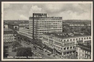 Ansichtskarte Europahaus, Stresemannstraße