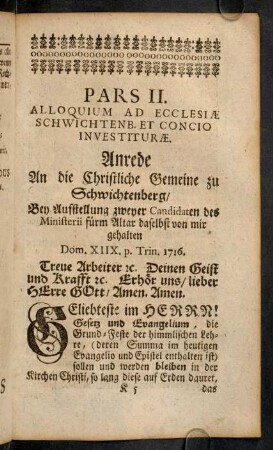 153-168, Alloquium ad Ecclesiam Schwichtenberg...