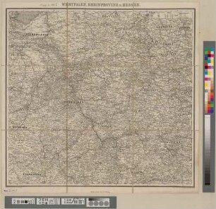 Westfalen, Rheinprovinz u. Hessen