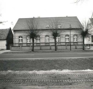 Schlepzig, Dorfstraße 16. Gehöft (um 1900). Wohnhaus