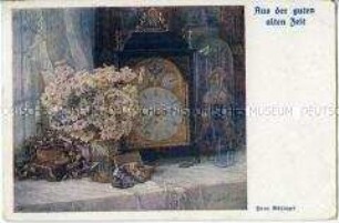 Stilleben, Postkarte des Deutschen Schulvereins, Nr. 955