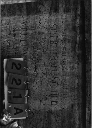Grabstein 221 [Hahn S. 96 ]: Grabstein 221A [Hahn S. 96 ]