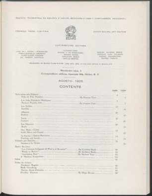 1935001000: 1935. Número especial : Las artes plásticas populares