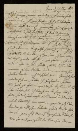 6: Brief von Gottlieb Hufeland an Gustav Hugo, Jena, 25.11.1801