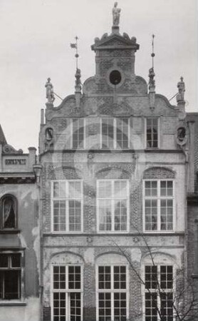 Fassade von Bürgerhaus Hundegasse 58 in Danzig
