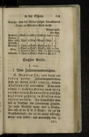 Sechster Artikel.