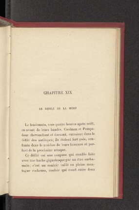 Chapitre XIX Le Défilé de la Mort