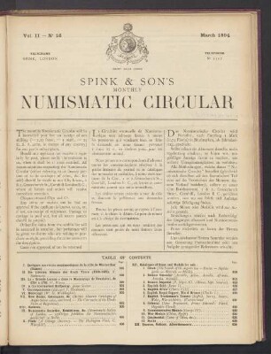 N° 16. March 1894