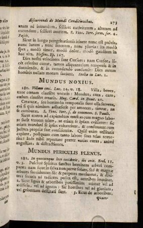 273-278, Mundus Noxius; ...