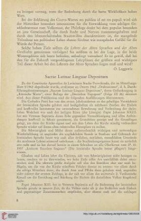 6: Sacrae Latinae Linguae Depositum, [1]