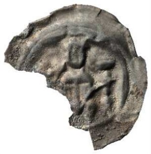 Fundmünze, Brakteat, 1206 - 1242